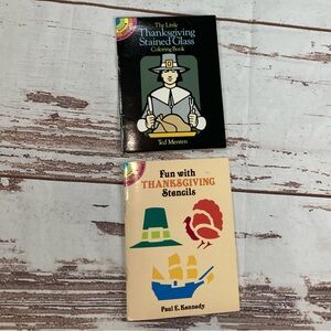 Holiday Coloring & Stencil Books Vintage Dover Little Activity Books